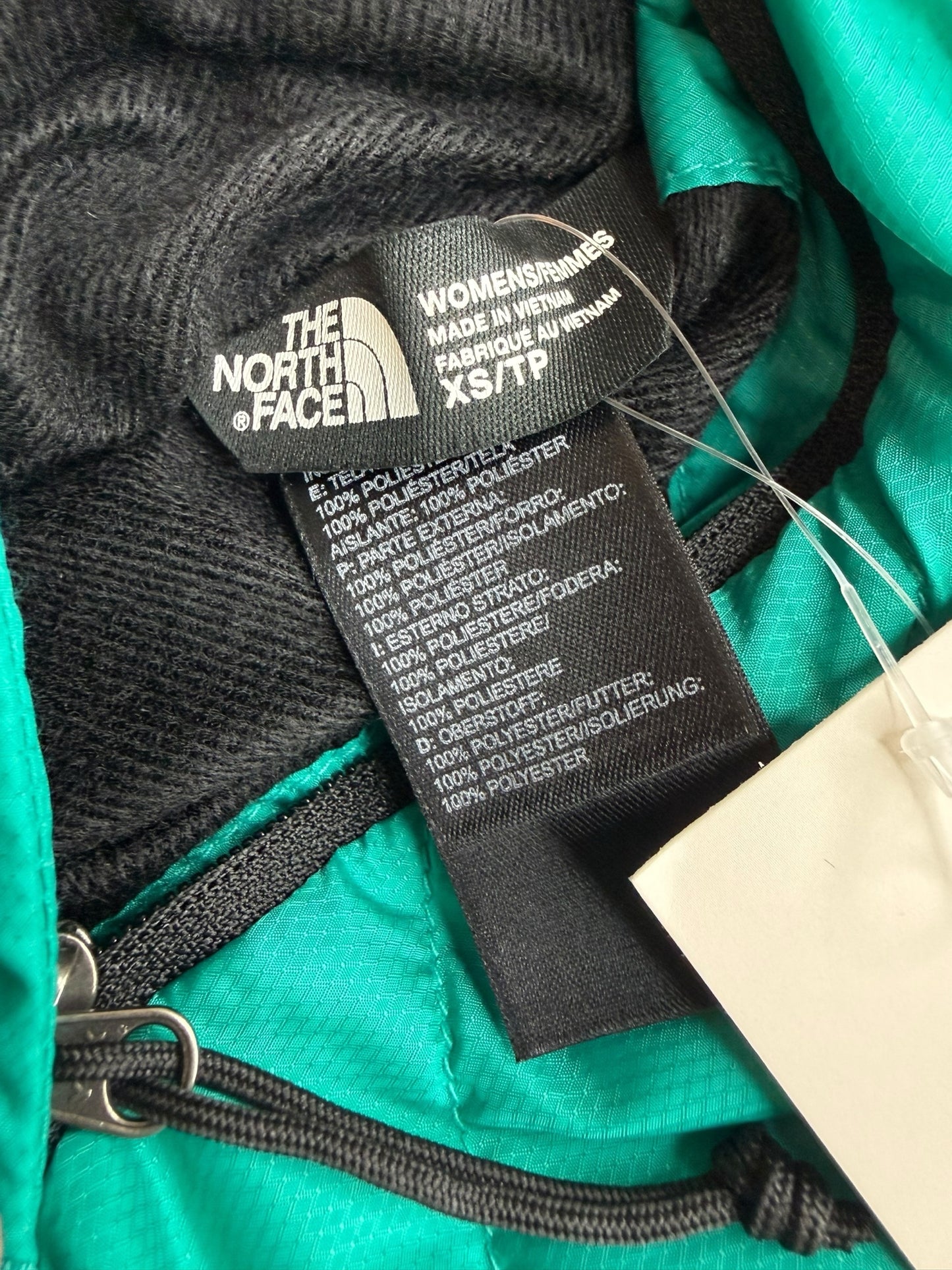 THE NORTH FACE Reversible Teal Mossbud Jacket Size XS