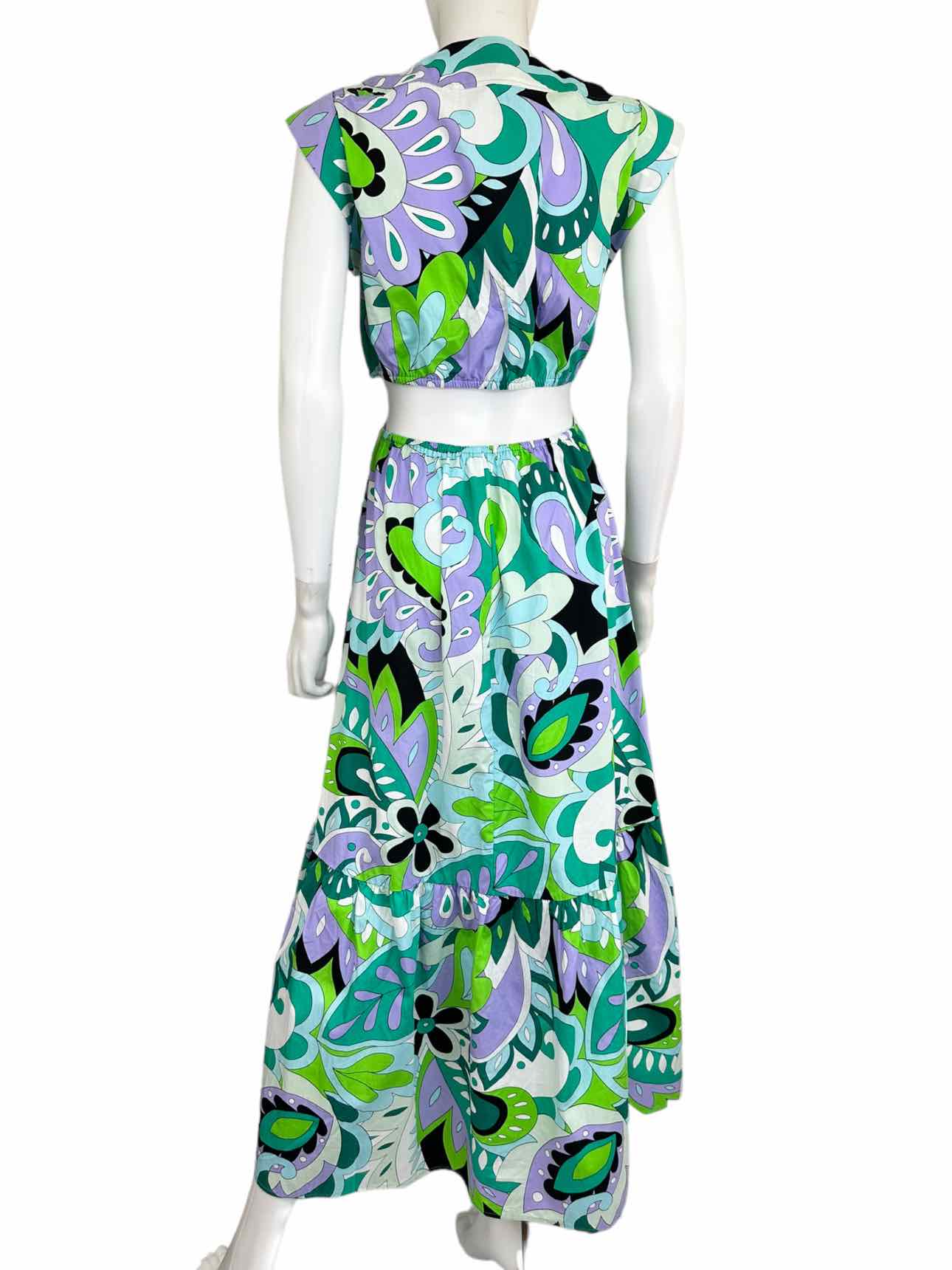 STEVE MADDEN NWT Green Paisley Dress Size M