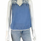 Joie Blue 100% Cotton Embroidered Shell Size XS