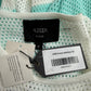 Aleeza Paris White And Teal Sweater Size 5X