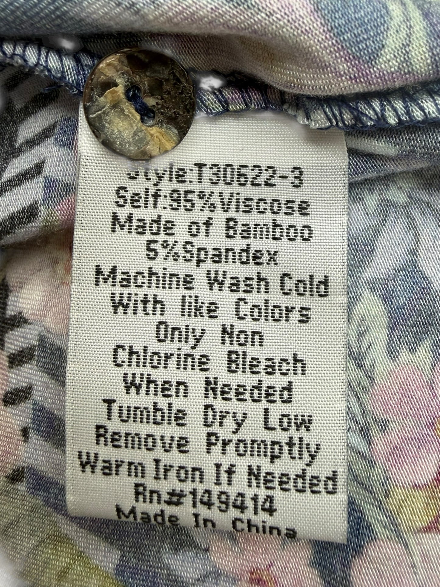 Johnny Was Navy Willowa Polo Tunic Dress Size S