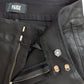 PAIGE Black Fog Luxe Coating NELLIE Trousers Size 29