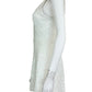 dress the population White Sequin Romper Size M