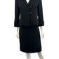 TAHARI Black Skirt Suit Size 4