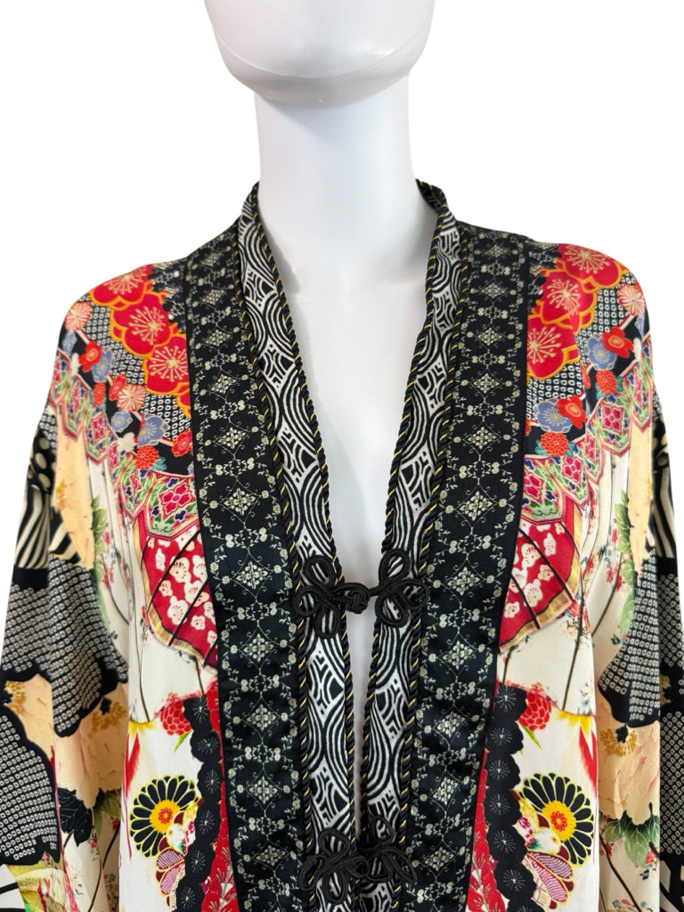 Camilla Vintage Vixen 100% Silk Kimono Jacket Size O/S