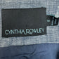 CYNTHIA ROWLEY Navy & White Workwear Dress Size 8