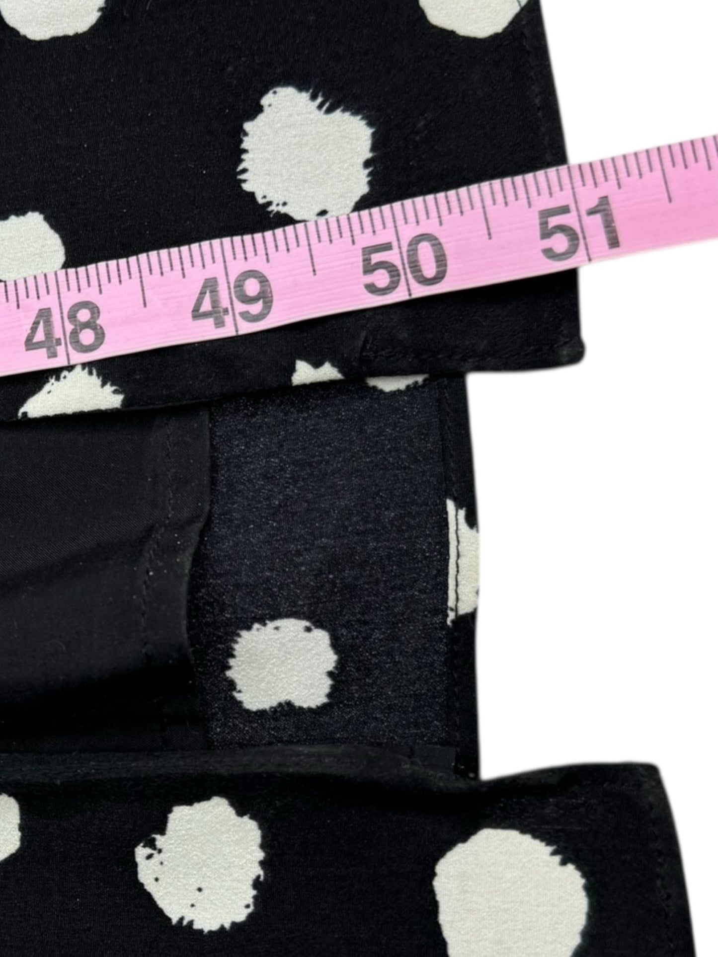 Adelyn Rae NWT Black Darlene Polkadot Mini Dress Size M