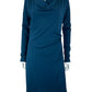 BANANA REPUBLIC Teal Knit Midi Dress Size M