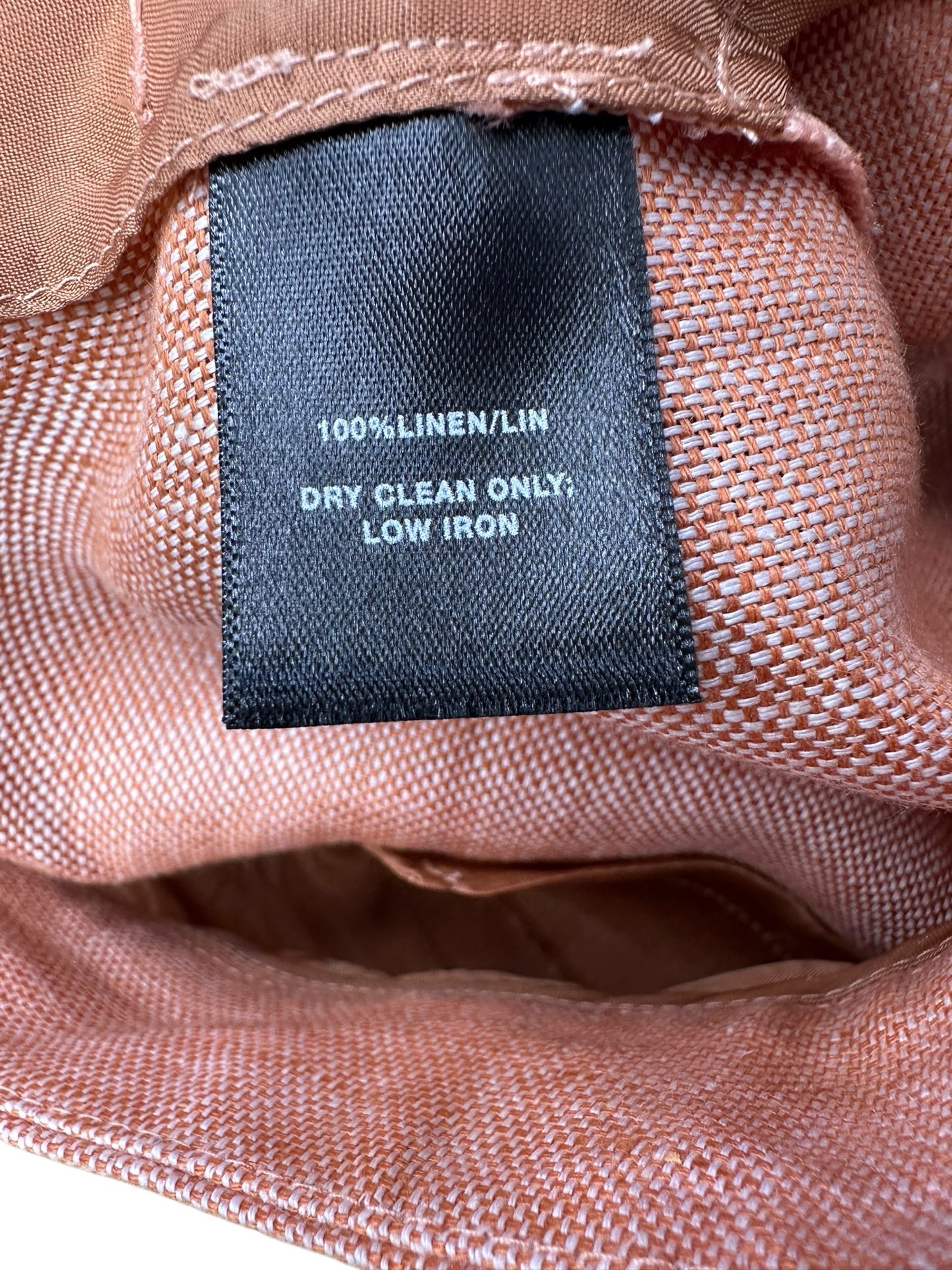 LAFAYETTE 148 NEW YORK Orange Linen 2 PC Blazer Set Size 10