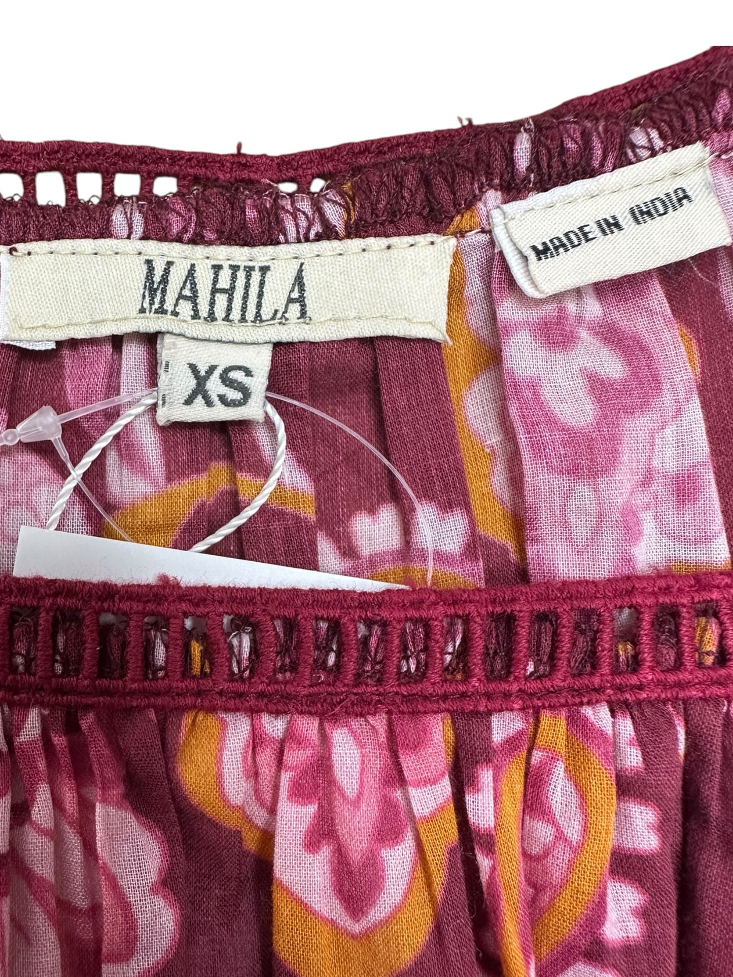 NWT Mahila Floral Blouse Size XS