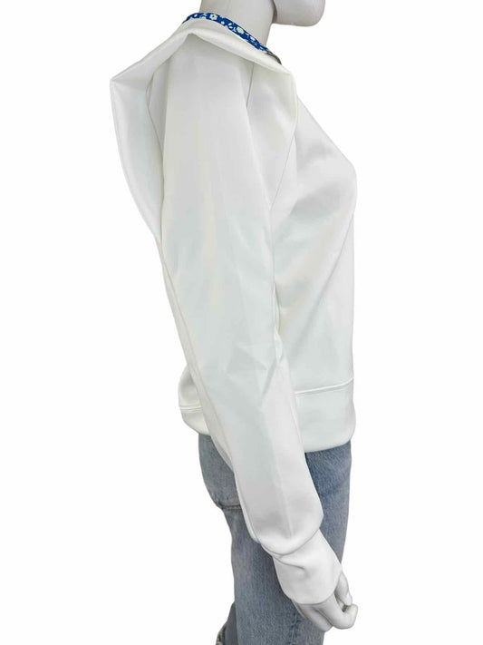 Addison Bay White Zip Up Pullover Size XS