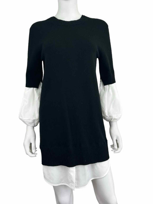 BROCHU WALKER Black Layered Dress Size XS