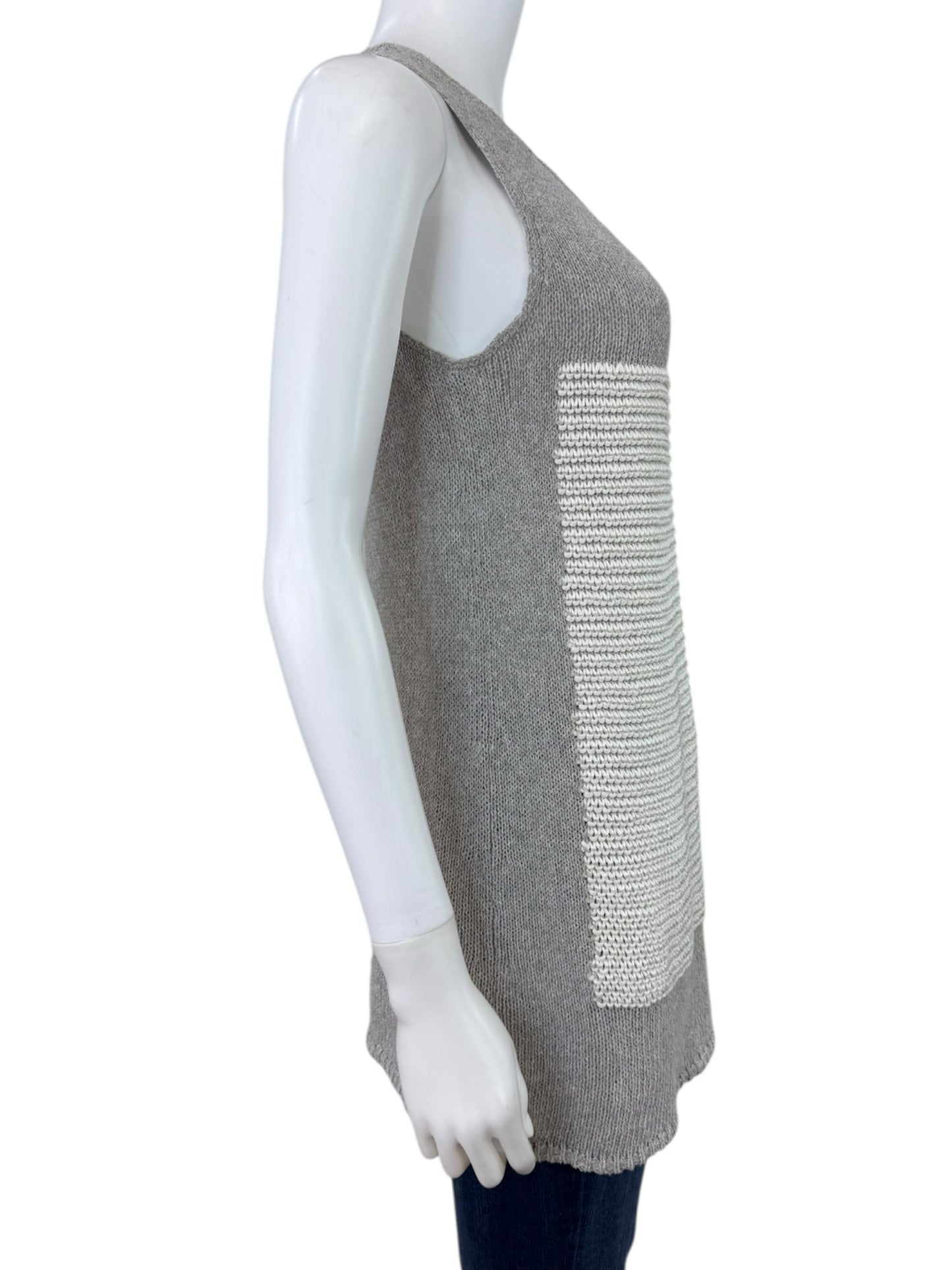 LAFAYETTE 148 NEW YORK Gray Sweater Tunic Size M