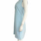 Lilly Pulitzer Blue Ruffle Trim Casual Dress Size L