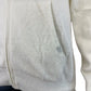 Kashwere Cream Hooded Zip Front Jacket Size S