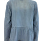 J. Jill NWT Blue Chambray Blouse Size L