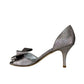Butter Rose Glitter Bow Cassidy D'Orsay Heels Size 7.5