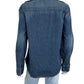 LAUREN Ralph Lauren Blue Denim Button Down Jacket Size M