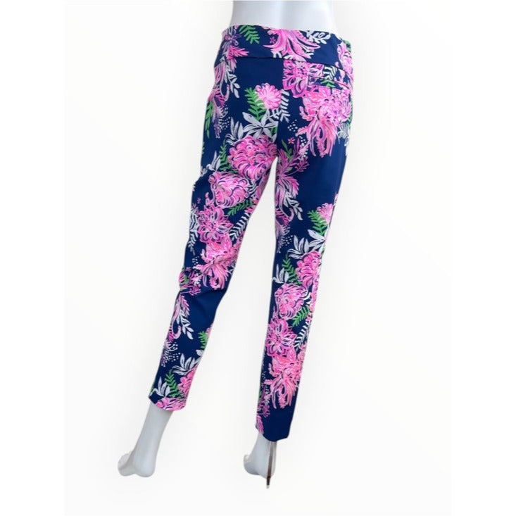 Lilly Pulitzer Luxletic Corso Ruffle Your Tailfeathers Golf Pants Size 6