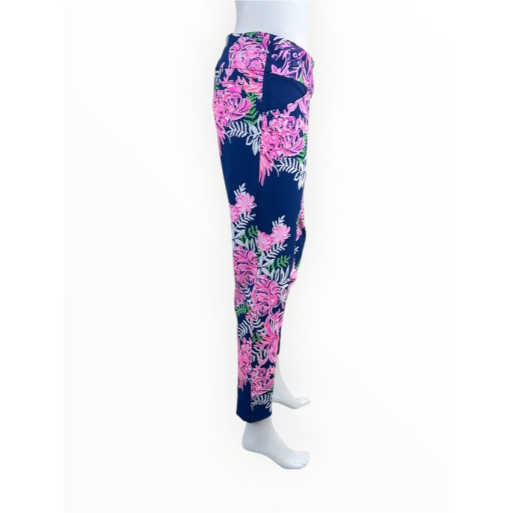 Lilly Pulitzer Luxletic Corso Ruffle Your Tailfeathers Golf Pants Size 6