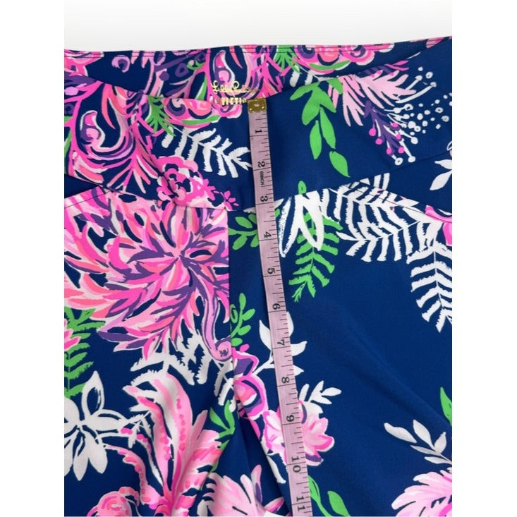 Lilly Pulitzer Luxletic Corso Ruffle Your Tailfeathers Golf Pants Size 6