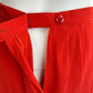 ESCADA Red Pleated Skirt Size 38