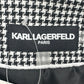 KARL LAGERFELD Black Houndstooth Blazer Size 8