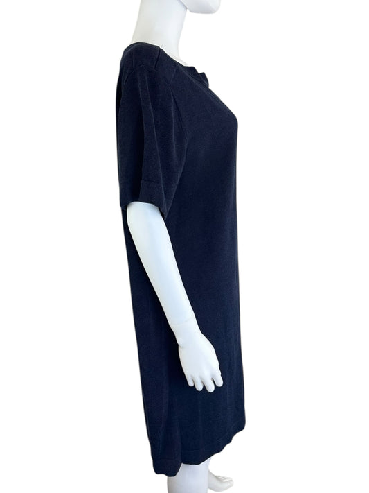 COS Navy Blue Knit Mini Dress Size L