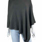 EILEEN FISHER Gray Knit Shawl Size O/S