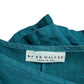 bryn Walker Teal 100% Linen Tunic Size XL
