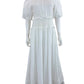 ME + EM White 100% Cotton Maxi Dress Size 6