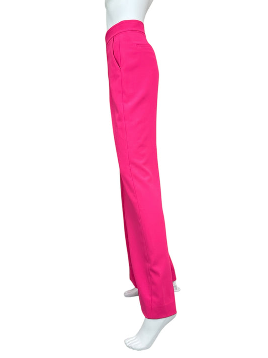 alice & olivia Hot Pink Dylan High Waisted Leg Pants Size 6