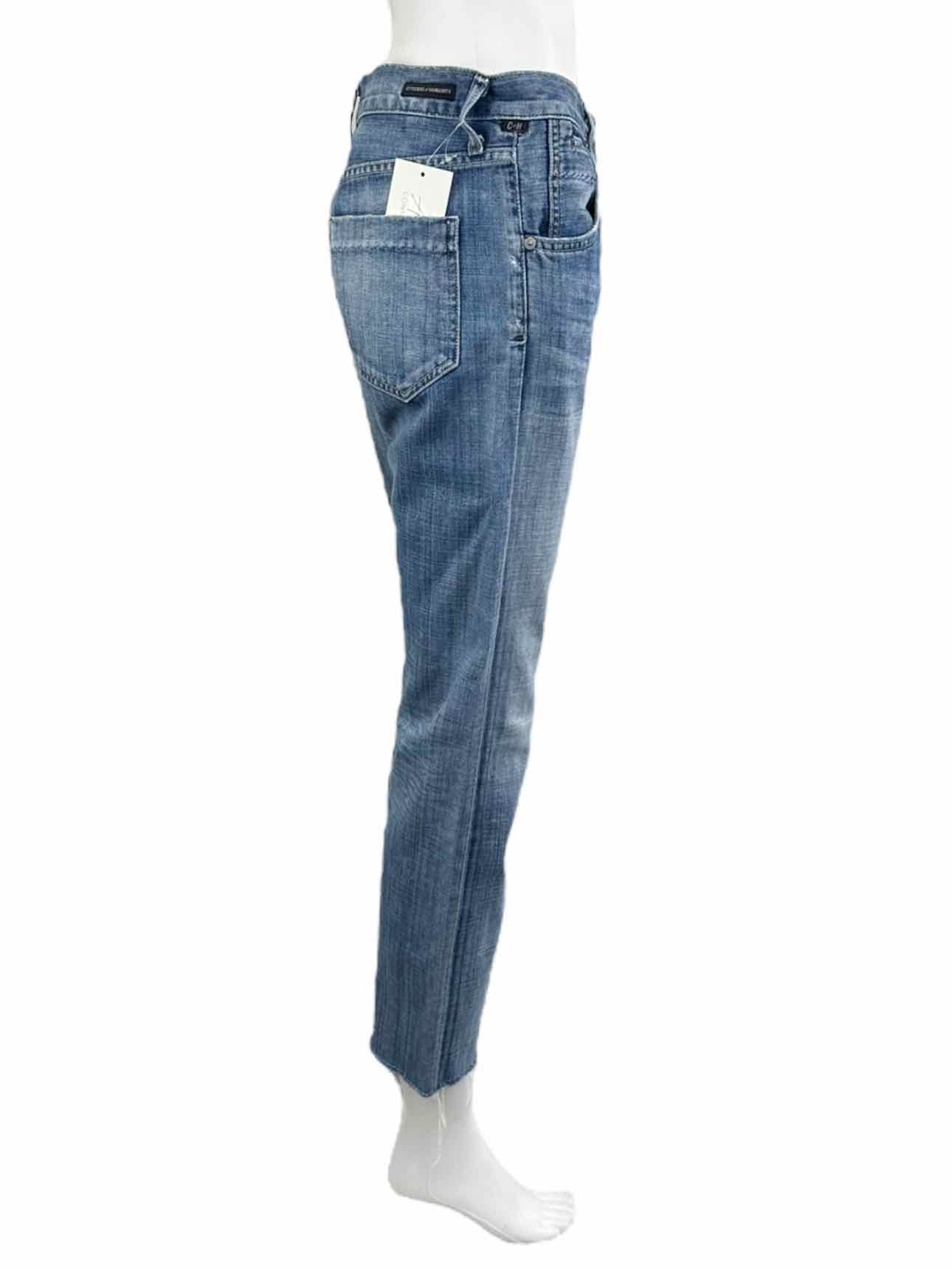 CITIZENS of HUMANITY Blue Daisy Tapered Jeans Size 25