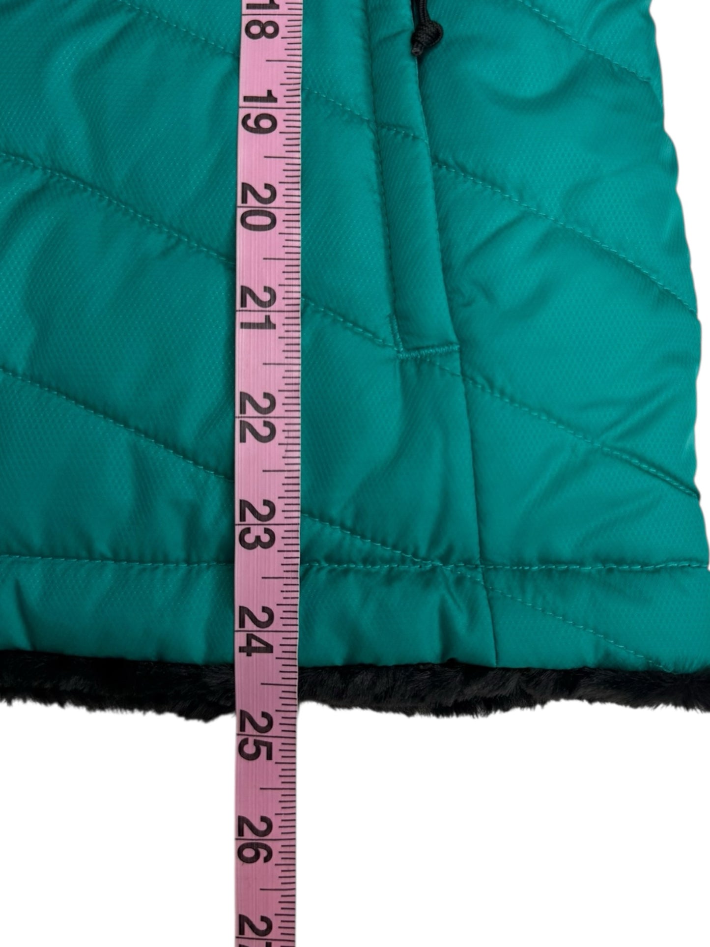 THE NORTH FACE Reversible Teal Mossbud Jacket Size XS