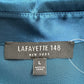 LAFAYETTE 148 NEW YORK Blue 100% Silk Button-Down Shirt Size L