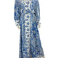 RAISHAMA Studio NWT Blue Maya Floral Shirt Dress Size 18