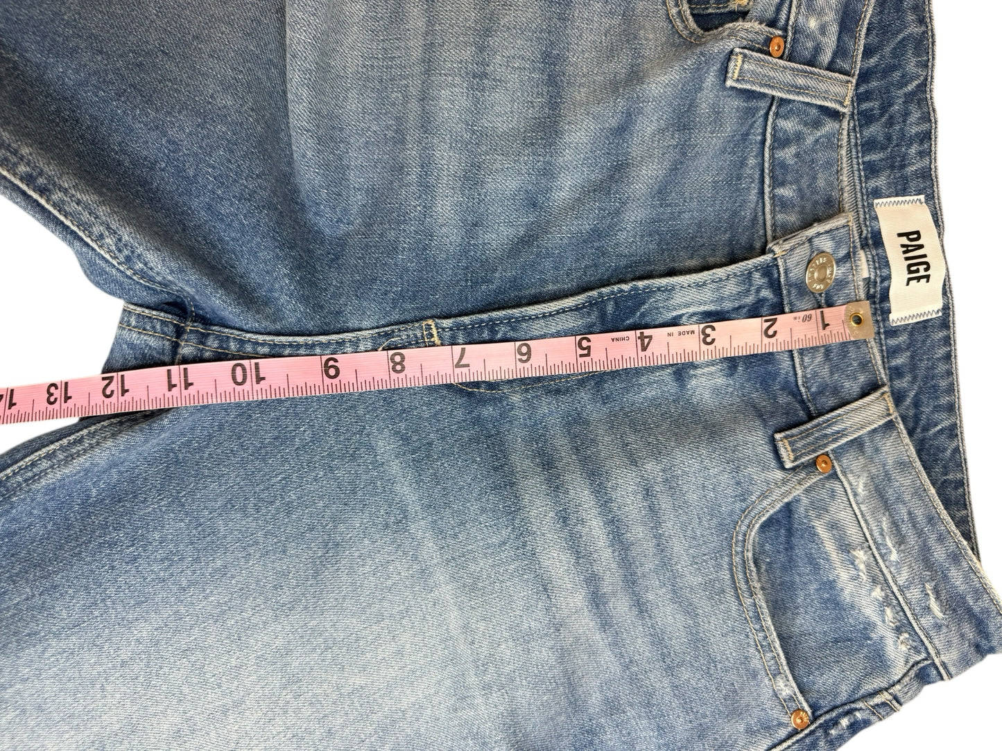 PAIGE Blue Leenah Ankle Denim Jeans Size 28