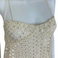 Free People Cream Crochet Maxi Dress Size S