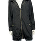 MICHAEL Michael Kors Black Hooded Raincoat Size M
