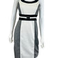 White House Black Market Color Block Workwear Dress Size 2