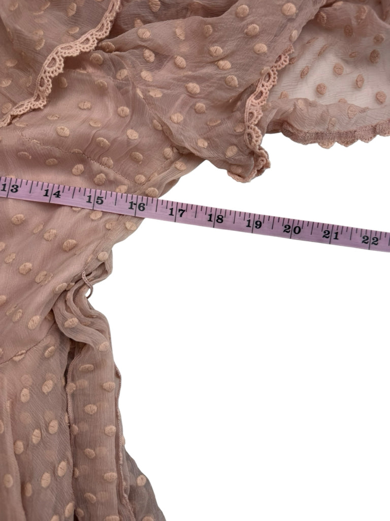 Spell Pink Layered Maxi Cocktail Dress Size XS