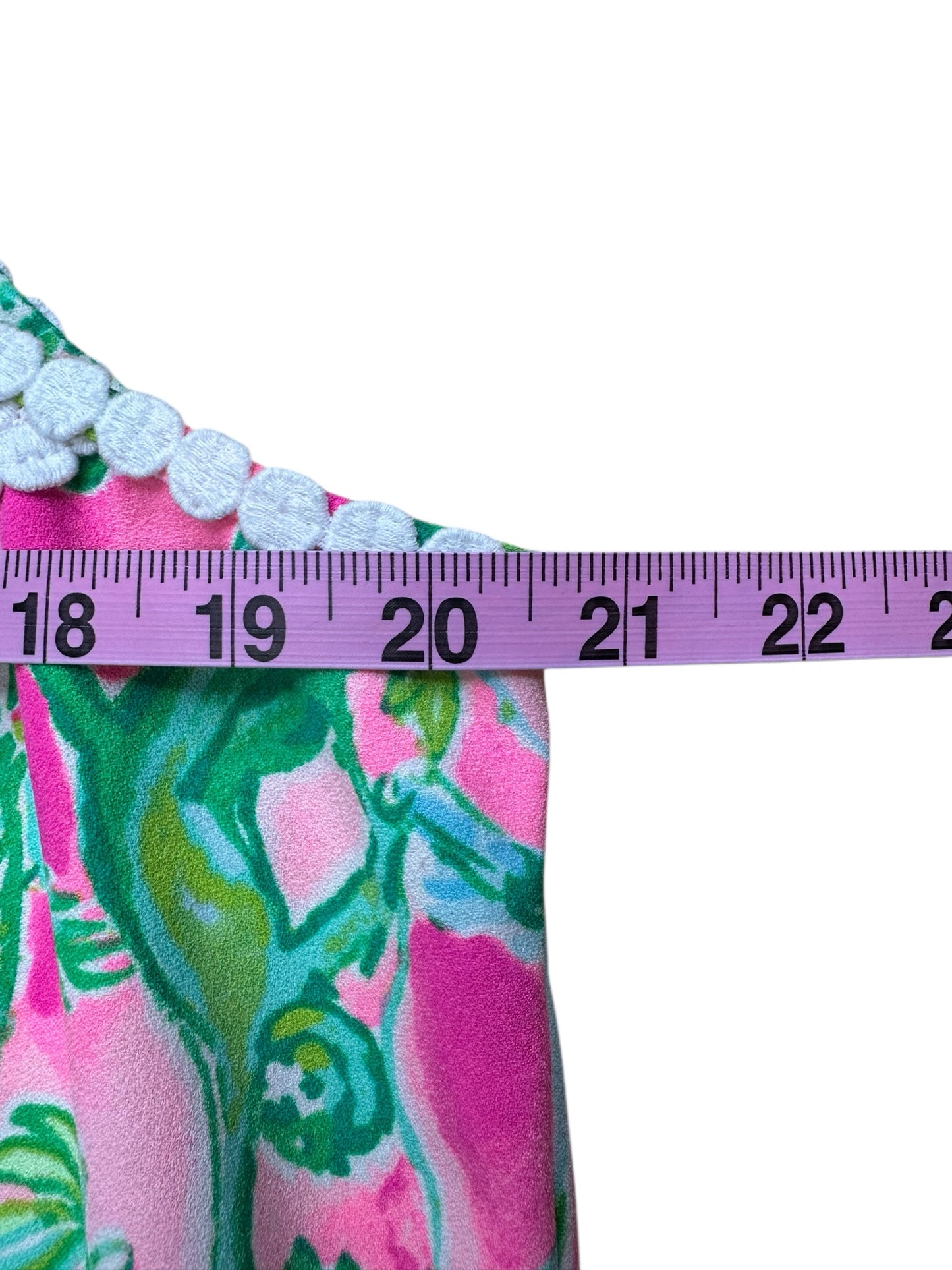 Lilly Pulitzer Lace Multicolor Floral Mini Dress Size 14