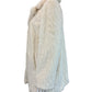 Rachel Zoe Cream Faux Fur Coat Size M