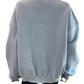 JUDITH MARCH Blue Thankful Sweat Shirt Size S