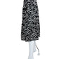 Rails Black Zebra Evy One Shoulder Cropped Top & Skirt Size XS