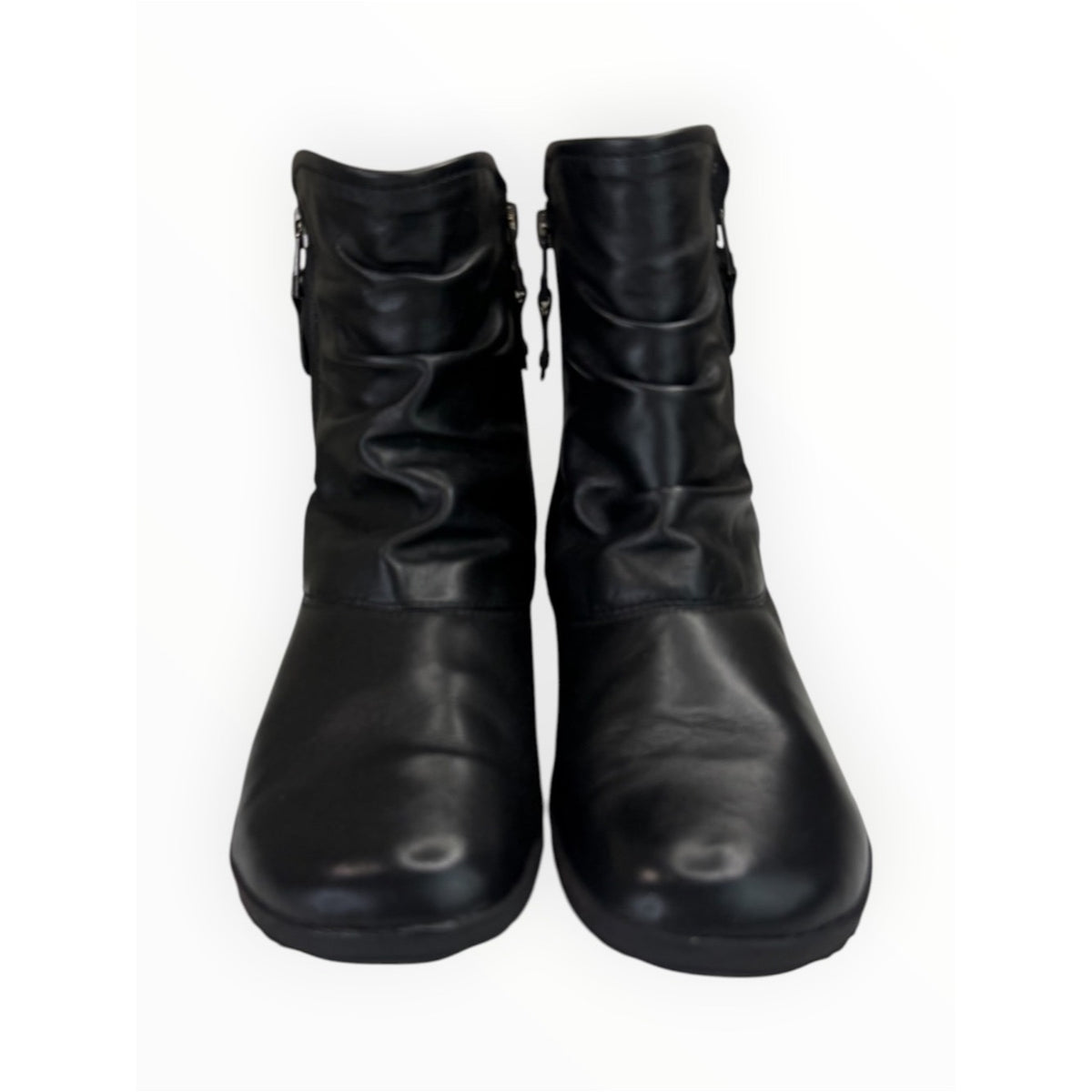 Josef Seibel NWOT Black Leather Naly 24 Booties Size 37
