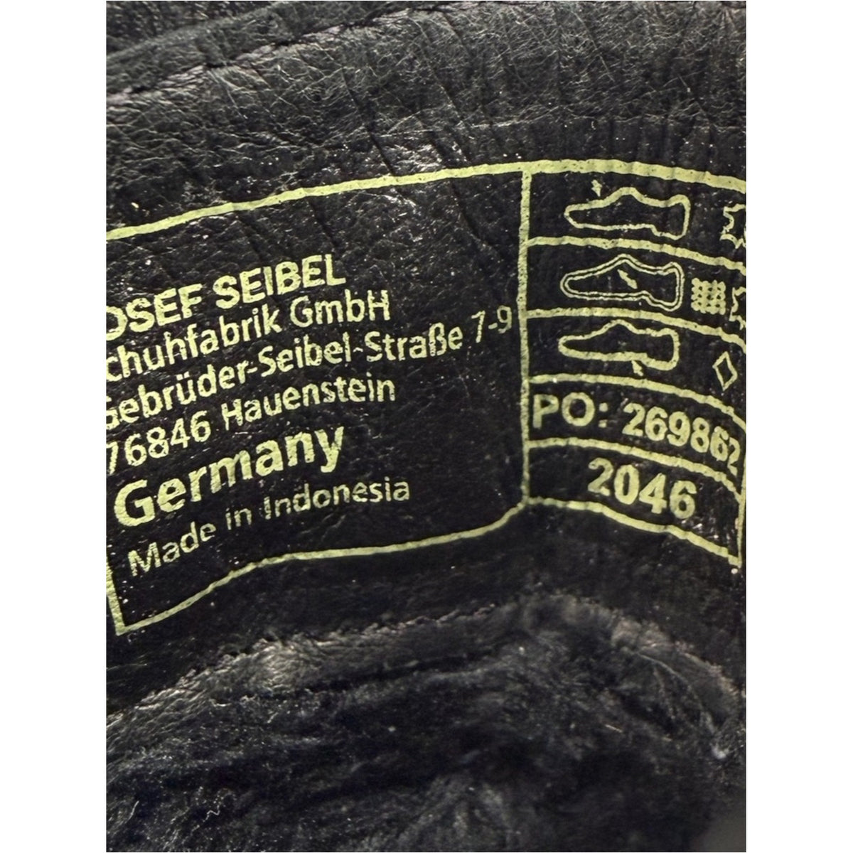 Josef Seibel NWOT Black Leather Naly 24 Booties Size 37