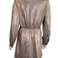SELF CONTRAST NWT Rose Gold Mini Dress Size L
