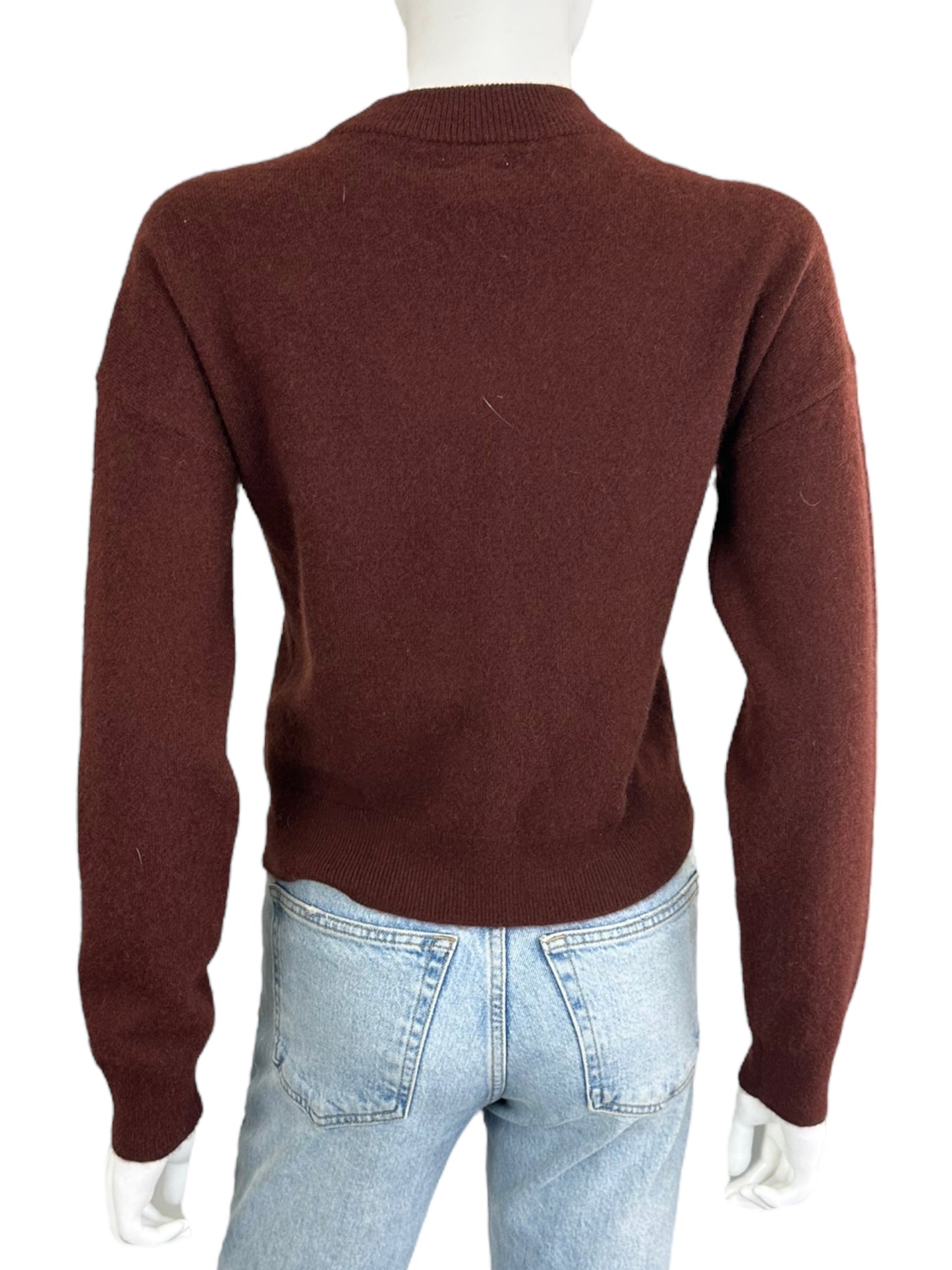 Abercrombie & Fitch 100% Cashmere Brown Sweater Size XXS