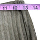 Vince Gold Pleated Midi Skirt Size S